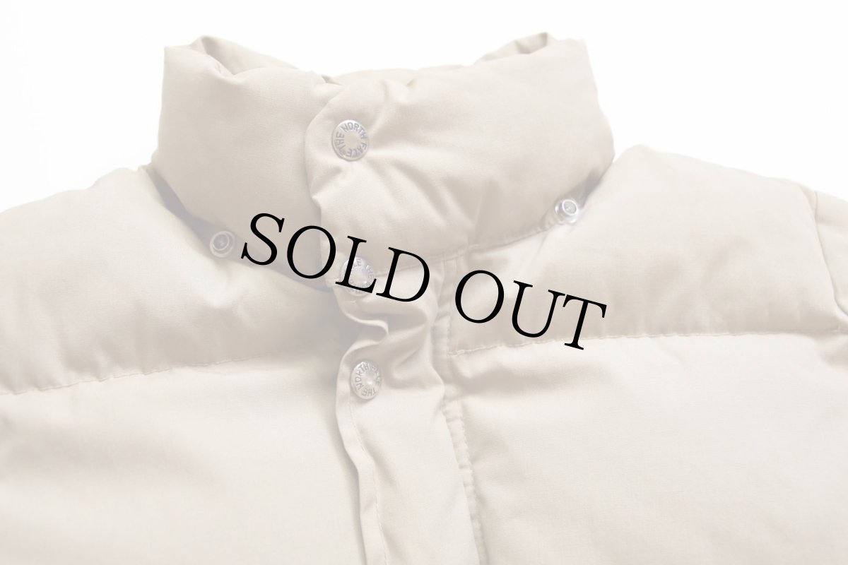 画像3: 70s THE NORTH FACEノースフェイス 茶タグ ダウンジャケット ベージュ XXS (3)