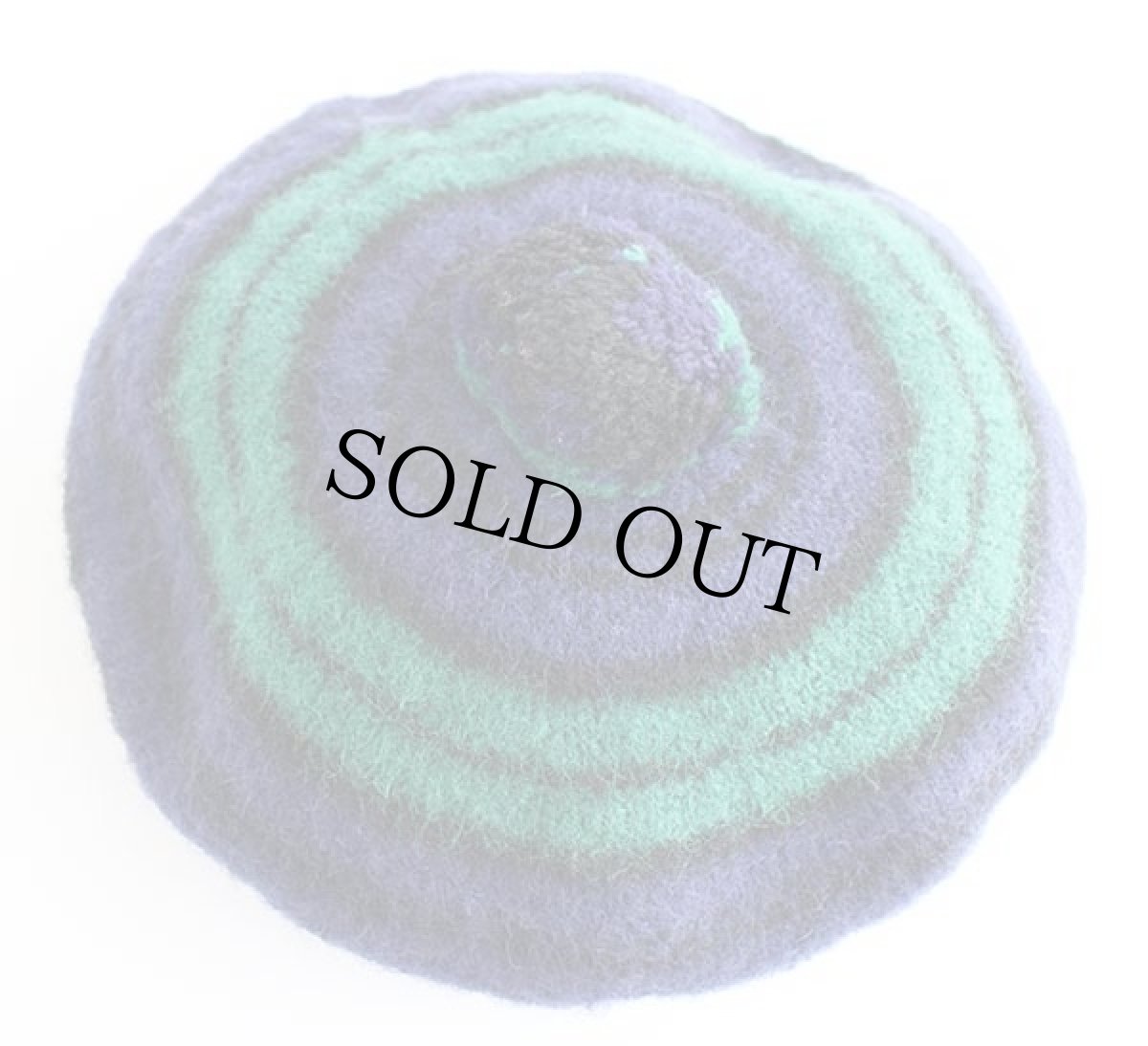 画像3: ビンテージ スコットランド製 ブラックウォッチ ウールニット ベレー帽 (3)