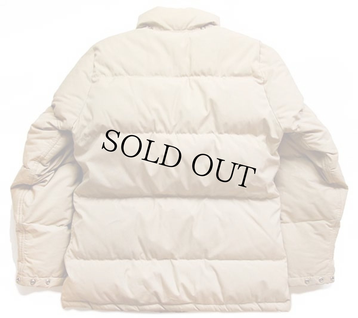 画像2: 70s THE NORTH FACEノースフェイス 茶タグ ダウンジャケット ベージュ XXS (2)