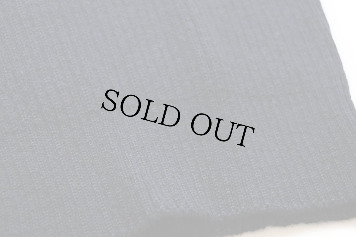 画像5: USA製 JACK YOUNG Vネック ウールニット コマンドセーター 黒 40 (5)