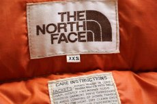 画像4: 80s THE NORTH FACEノースフェイス 茶タグ ダウンジャケット ベージュ XXS (4)