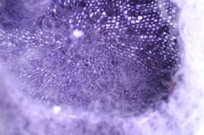 画像5: ビンテージ ハンドメイド モヘヤ ニット ベレー帽 紫 (5)