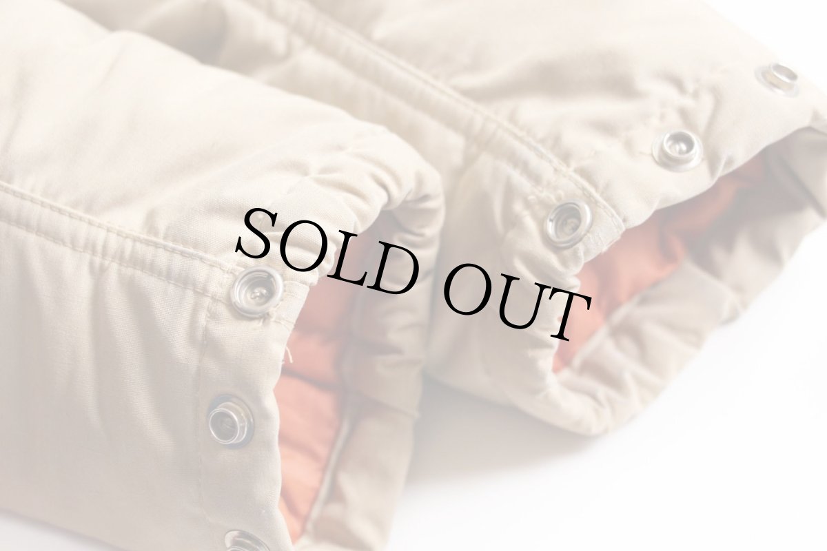 画像6: 70s THE NORTH FACEノースフェイス 茶タグ ダウンジャケット ベージュ XXS (6)