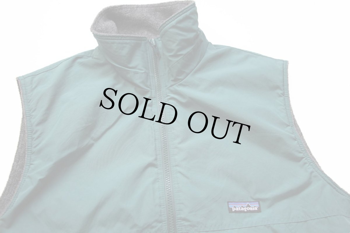 画像3: 90s patagoniaパタゴニア フリースライナー ナイロンベスト 緑 S★シェルドシンチラ 雪なしタグ (3)