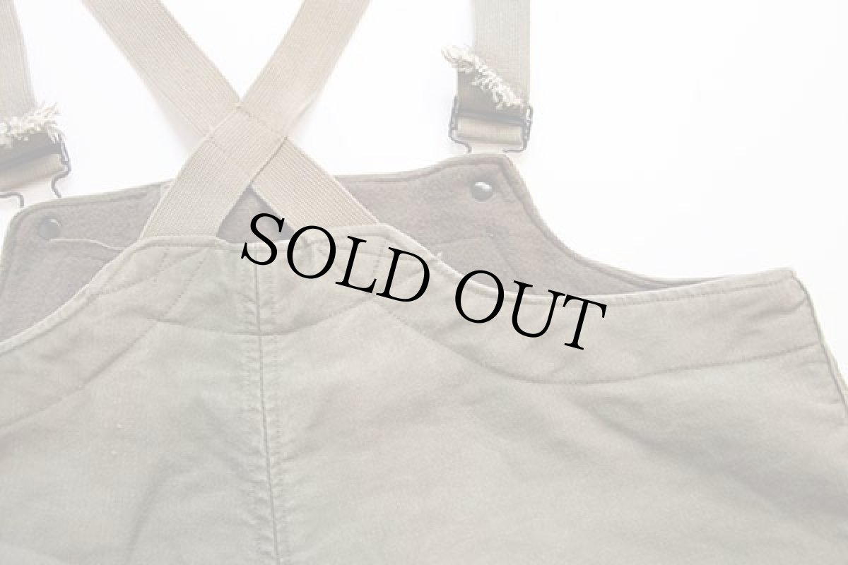 画像8: 40s 米軍 U.S.NAVY N-1 デッキパンツ オリーブドラブ M★オーバーオール (8)