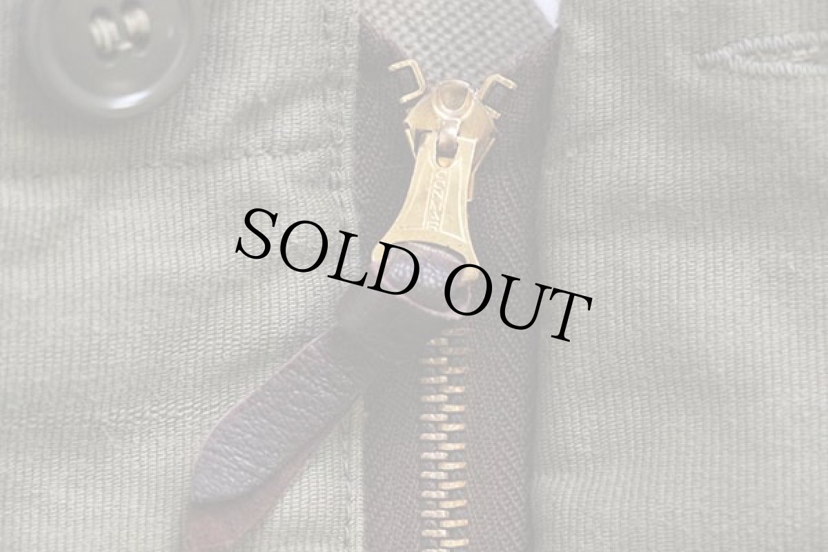 画像6: 40s 米軍 U.S.NAVY N-1 デッキパンツ オリーブドラブ M★オーバーオール (6)