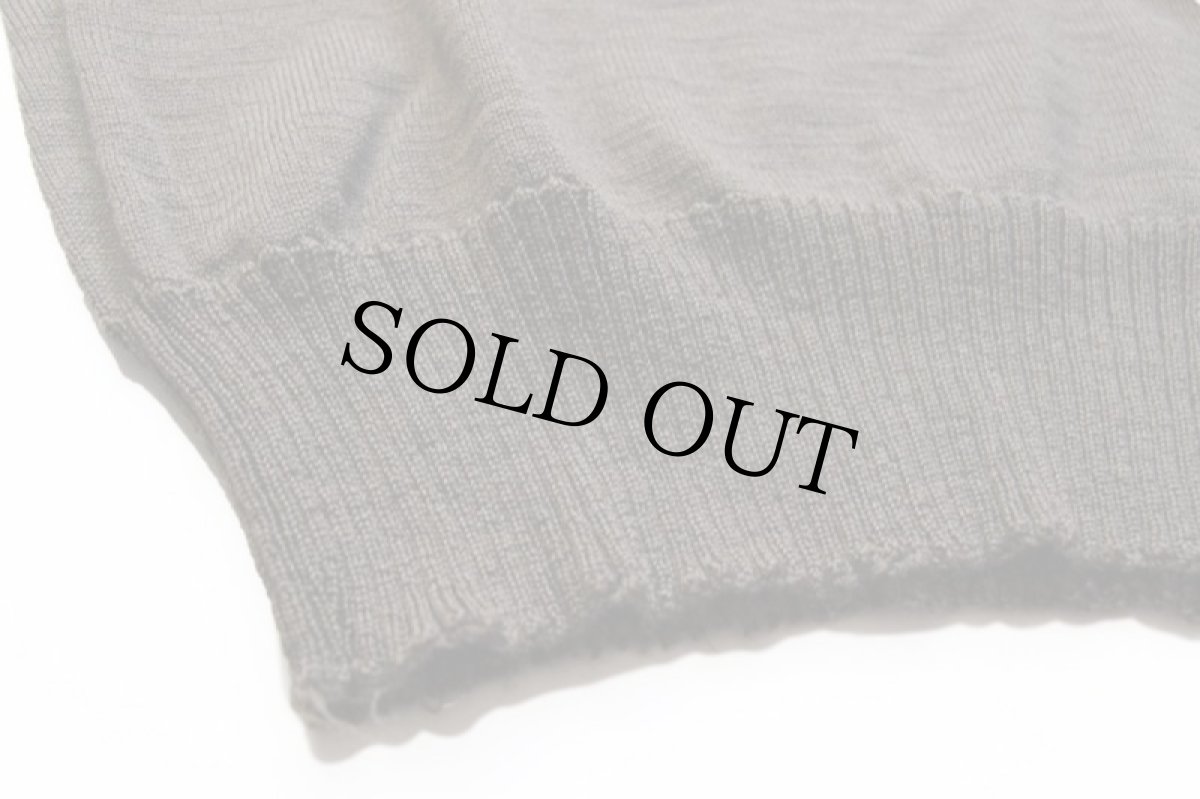 画像5: 70s 米軍 U.S.ARMY 5ボタン ハイネック ウールニット セーター オリーブドラブ (5)