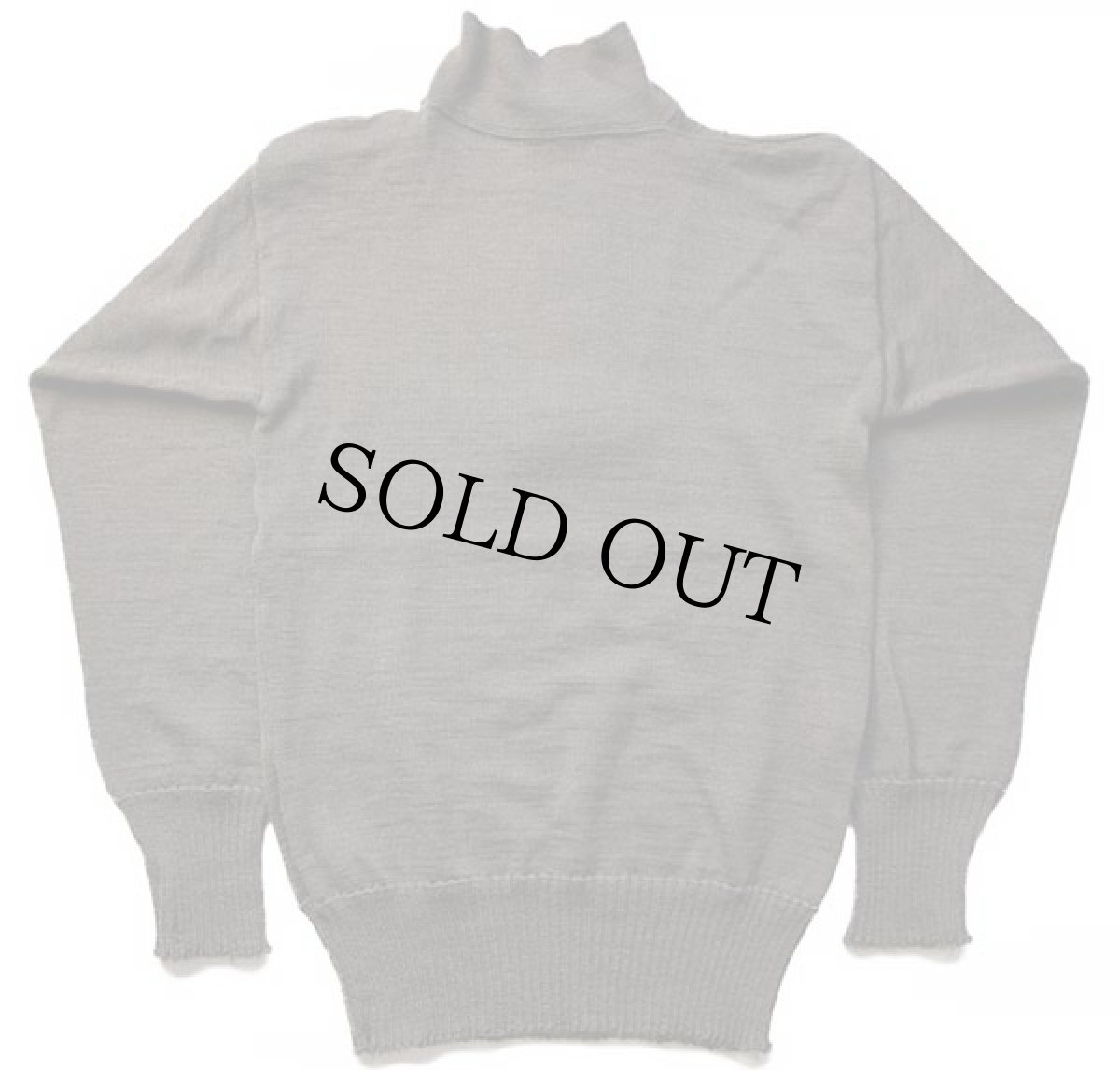 画像2: 70s 米軍 U.S.ARMY 5ボタン ハイネック ウールニット セーター オリーブドラブ (2)