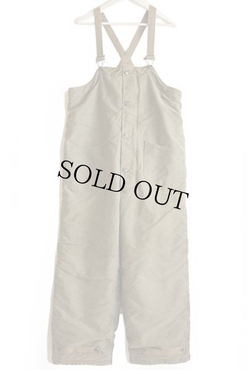 画像2: 40s 米軍 U.S.NAVY N-1 デッキパンツ オリーブドラブ M★オーバーオール (2)