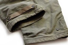 画像10: 40s 米軍 U.S.NAVY N-1 デッキパンツ オリーブドラブ M★オーバーオール (10)