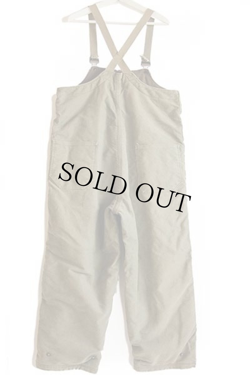 画像3: 40s 米軍 U.S.NAVY N-1 デッキパンツ オリーブドラブ M★オーバーオール (3)