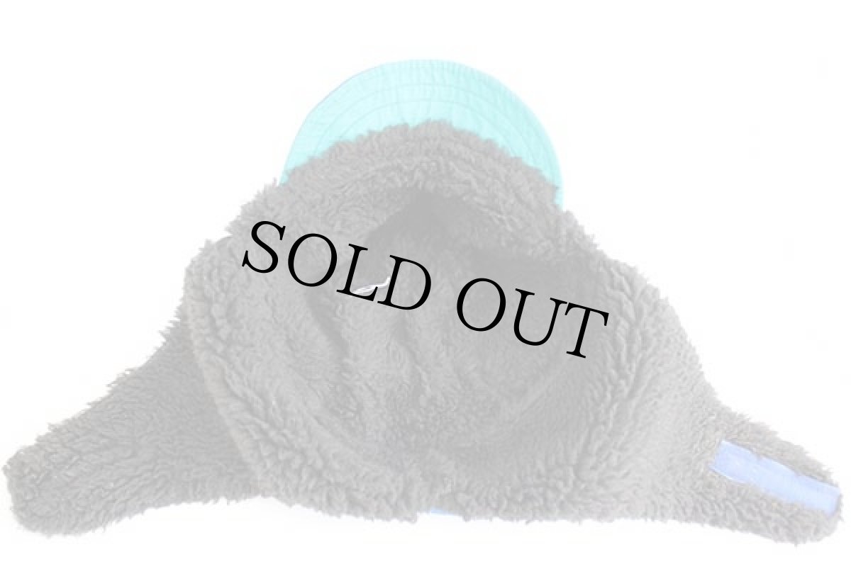 画像5: 90s USA製 Columbiaコロンビア パイル フリースライナー 耳当て付き ナイロンキャップ 青 S/M (5)