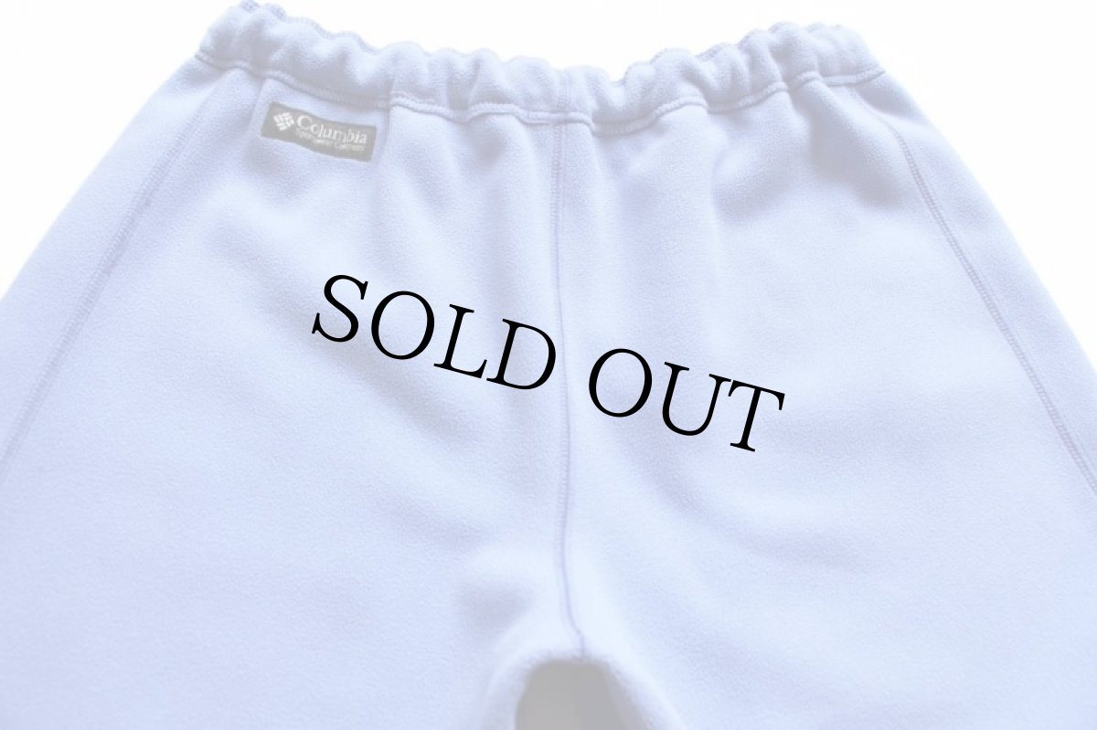 画像10: 00s Columbiaコロンビア リバーシブル フリースパンツ 薄青紫 (10)