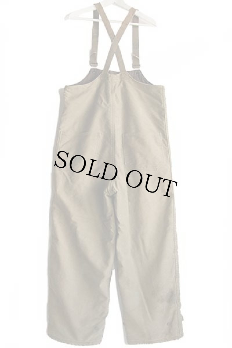 画像3: 40s 米軍 U.S.NAVY N-1 デッキパンツ オリーブドラブ S★オーバーオール (3)