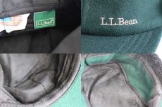 画像7: USA製 L.L.Bean ワンポイント 耳当て付き GORE-TEXゴアテックス ウールキャップ 緑 M (7)