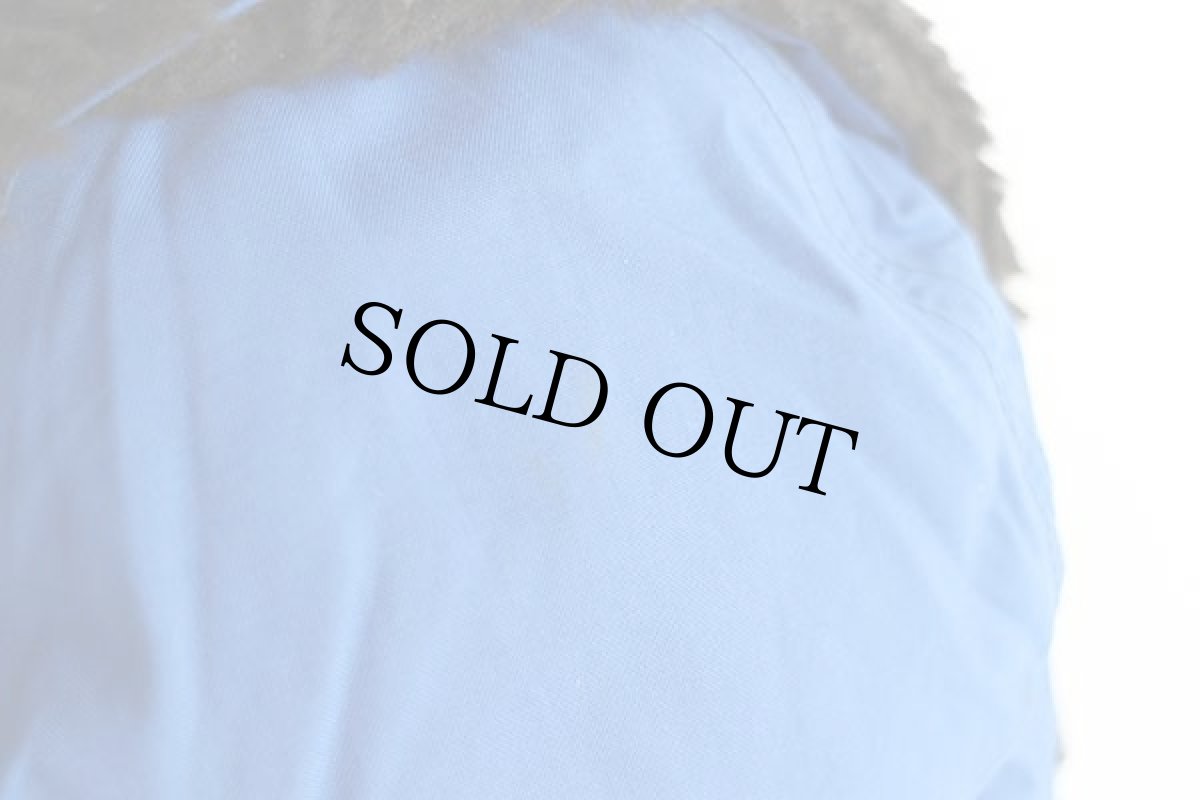 画像8: 90s USA製 Columbiaコロンビア パイル フリースライナー 耳当て付き ナイロンキャップ 青 S/M (8)