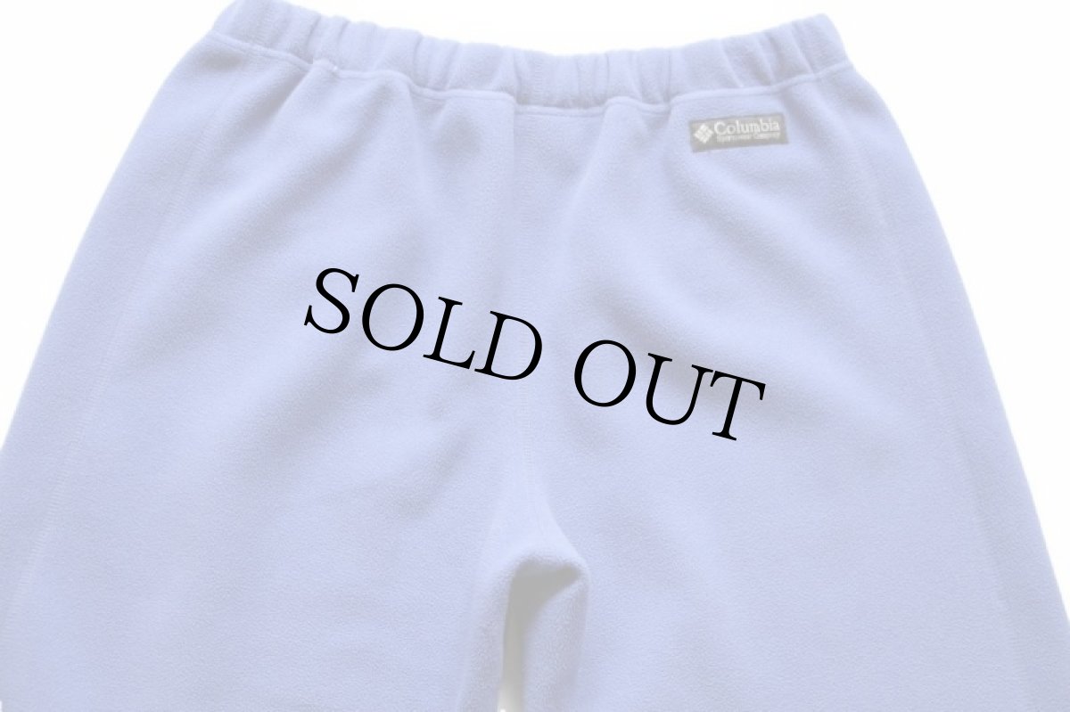 画像5: 00s Columbiaコロンビア リバーシブル フリースパンツ 薄青紫 (5)