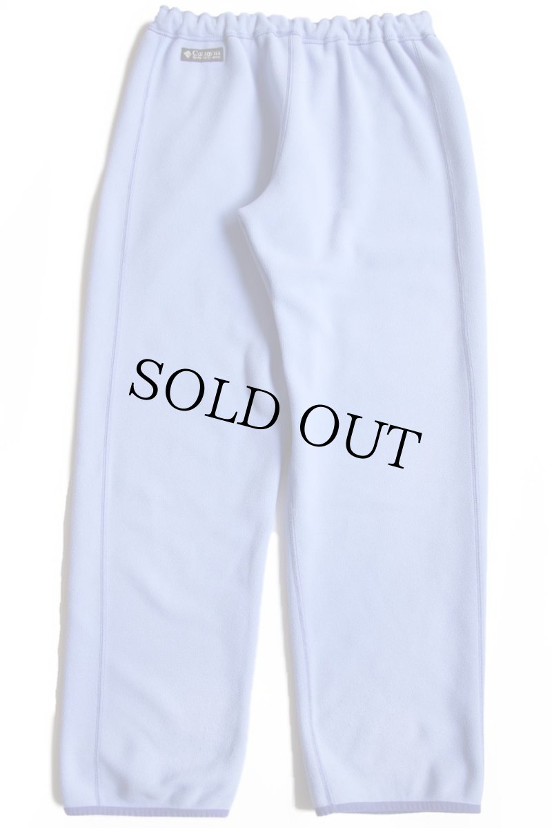 画像8: 00s Columbiaコロンビア リバーシブル フリースパンツ 薄青紫 (8)