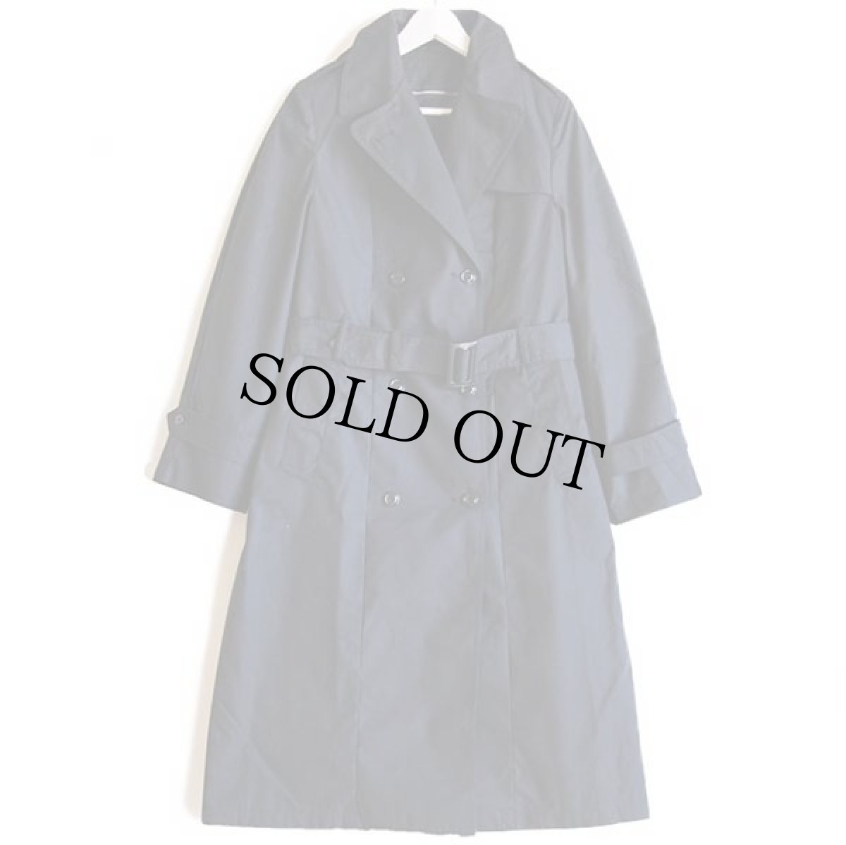 画像2: デッドストック★90s 米軍 U.S.ARMY ライナー付き オールウェザー トレンチコート 黒 12R★レインコート (2)