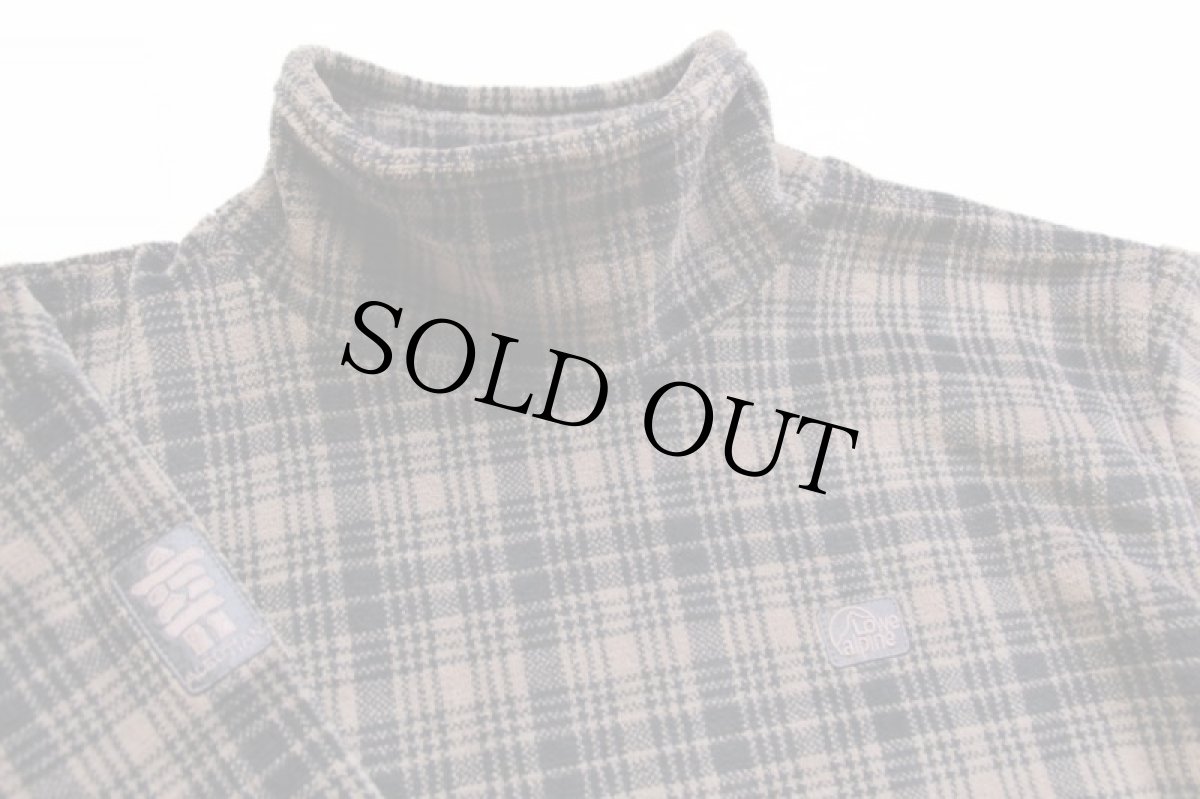 画像3: 90s アイルランド製 Lowe Alpineロウアルパイン ALEUTIAN タータンチェック ハイネック プルオーバー POLARTEC フリース (3)