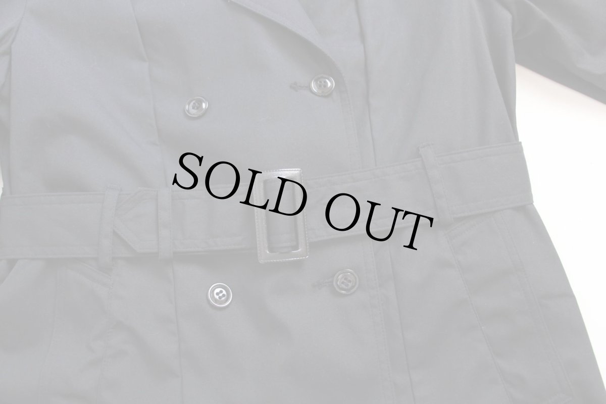 画像8: デッドストック★90s 米軍 U.S.ARMY ライナー付き オールウェザー トレンチコート 黒 12R★レインコート (8)