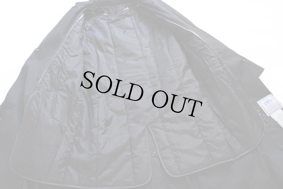 画像7: デッドストック★90s 米軍 U.S.ARMY キルティングライナー オールウェザー トレンチコート 黒 14R★レインコート (7)