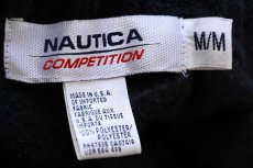 画像6: 90s USA製 NAUTICAノーティカ COMPETITION フリースパンツ 黒 M (6)