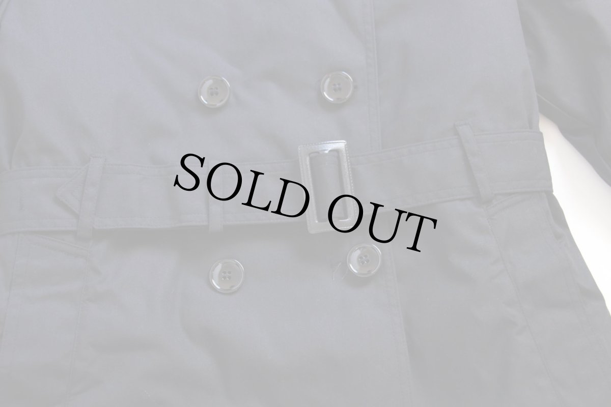 画像8: デッドストック★90s 米軍 U.S.ARMY キルティングライナー オールウェザー トレンチコート 黒 14R★レインコート (8)