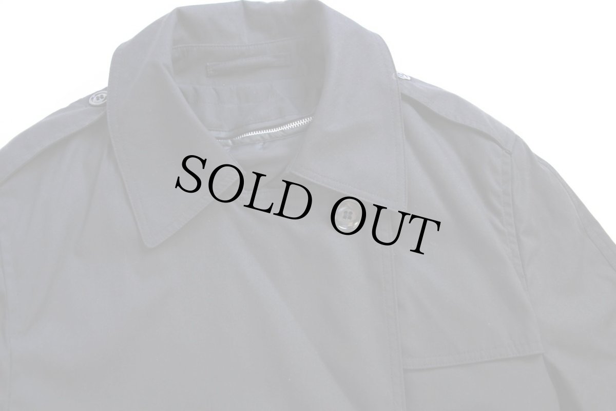 画像4: デッドストック★90s 米軍 U.S.ARMY キルティングライナー オールウェザー トレンチコート 黒 14R★レインコート (4)