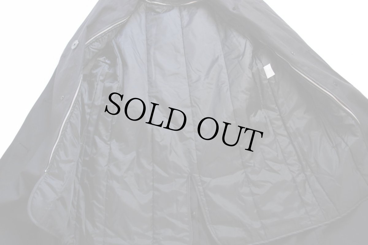 画像8: デッドストック★10 米軍 U.S.ARMY キルティングライナー付き オールウェザー トレンチコート 黒 12R★レインコート (8)