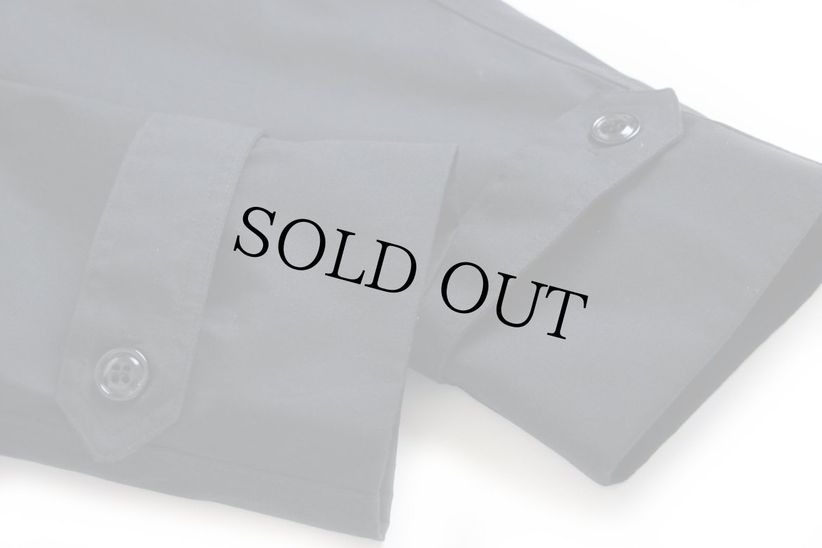 画像9: デッドストック★00s 米軍 U.S.ARMY キルティングライナー付き オールウェザー トレンチコート 黒 6S★レインコート (9)