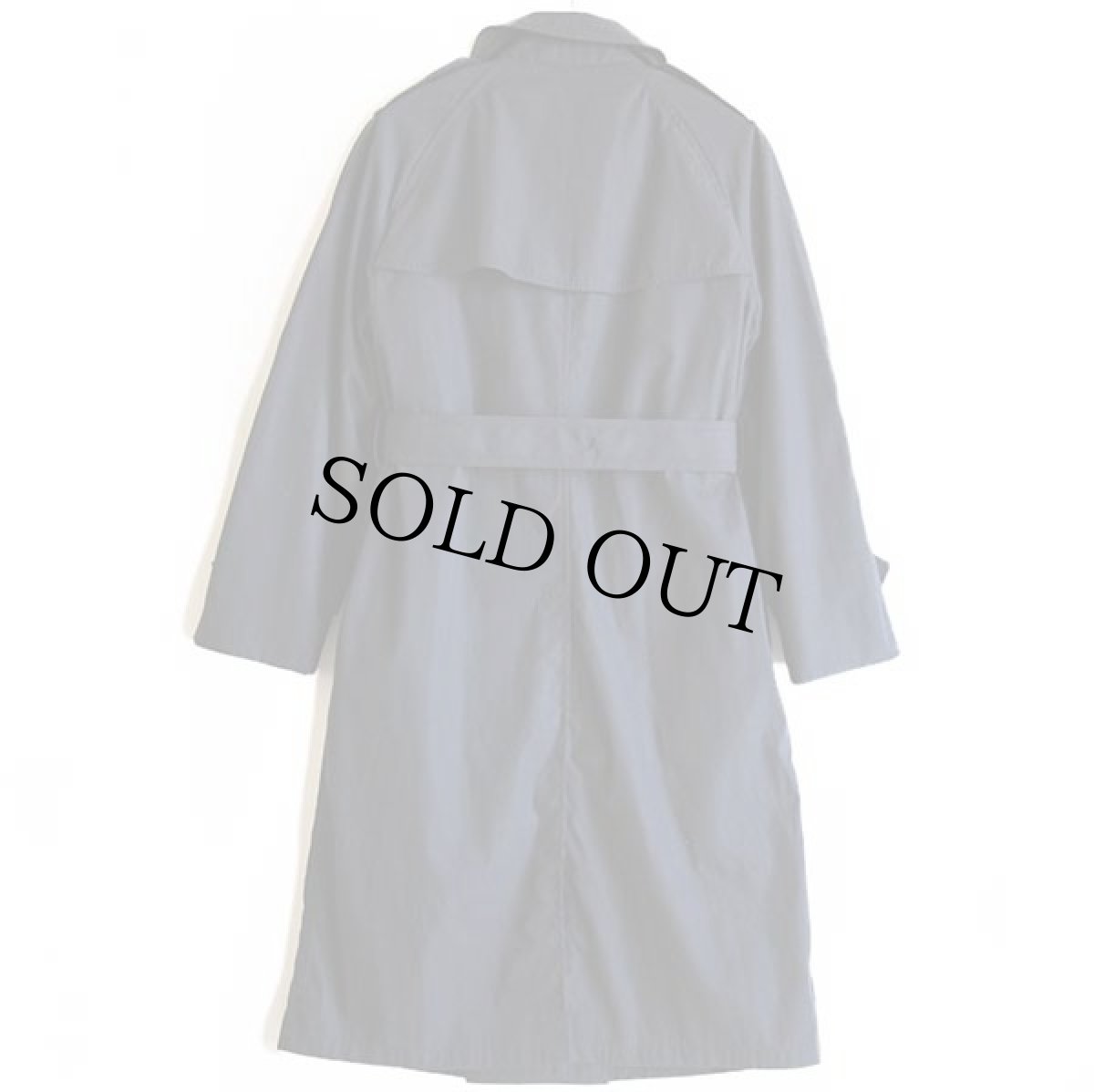 画像3: デッドストック★00s 米軍 U.S.ARMY キルティングライナー付き オールウェザー トレンチコート 黒 6S★レインコート (3)