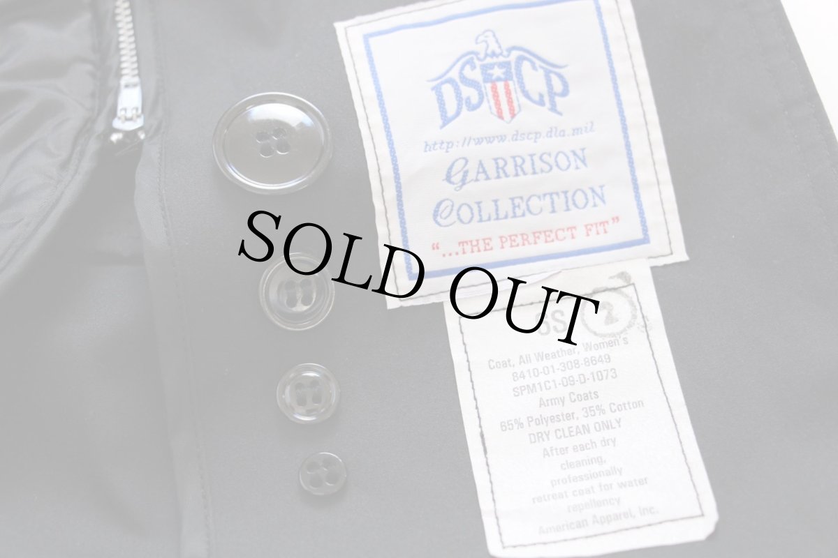 画像5: デッドストック★00s 米軍 U.S.ARMY キルティングライナー付き オールウェザー トレンチコート 黒 6S★レインコート (5)