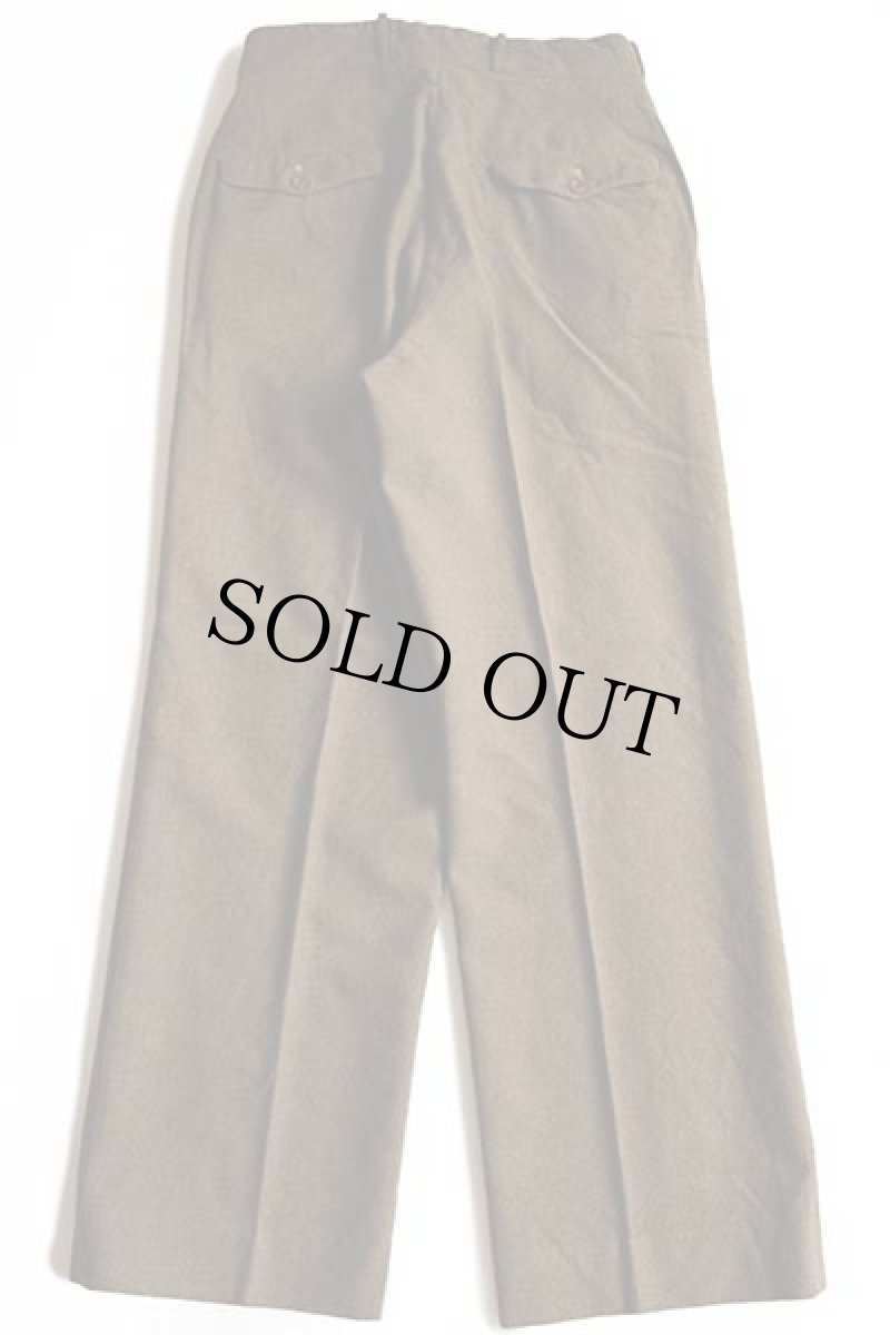 画像3: 40s 米軍 U.S.ARMY オフィサー ウール トラウザーズ オリーブドラブ 31R (3)