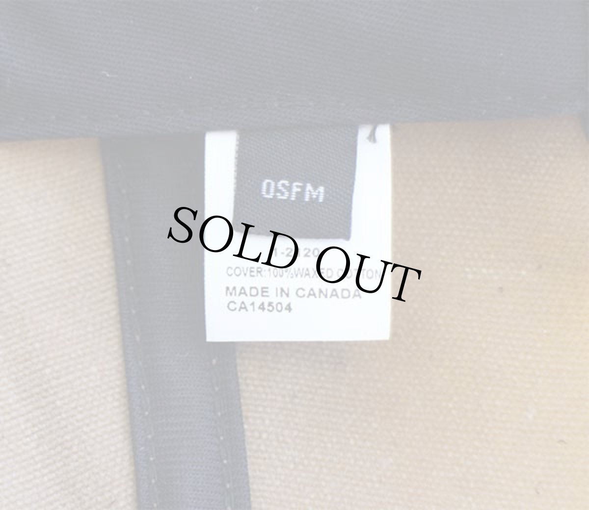 画像5: デッドストック★カナダ製 DULUTH PACKダルースパック レザーパッチ付き ワックスコットン キャップ カーキ (5)