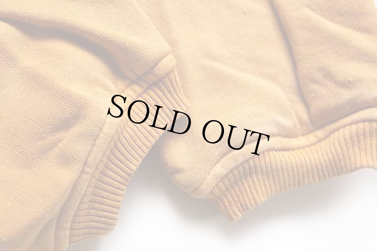 画像6: 90s BABE RUTHベーブルース 針抜きリブ スウェット 後染め オレンジ (6)