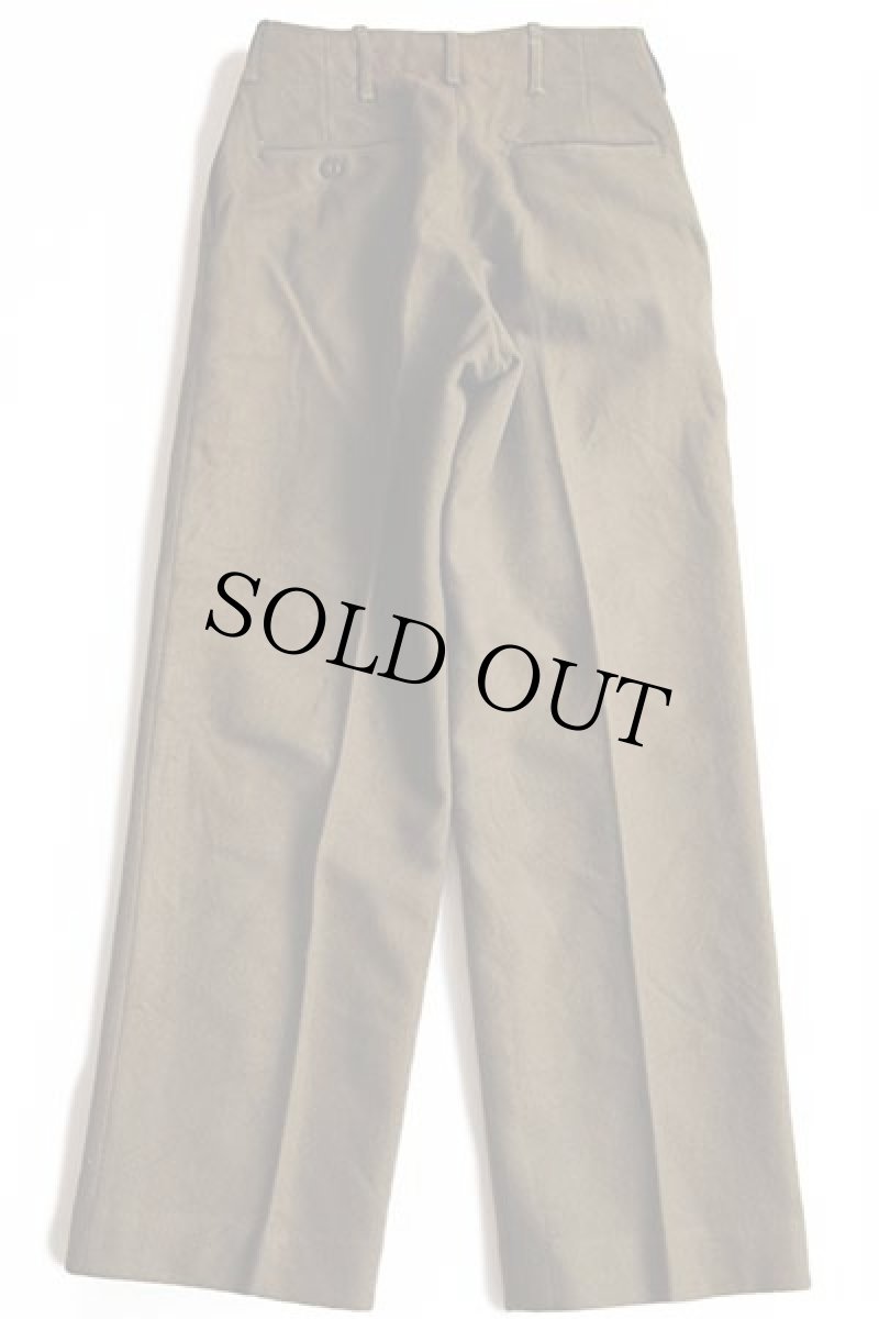 画像3: 40s 米軍 U.S.ARMY M-45 フィールド ウール トラウザーズ オリーブドラブ w30 (3)