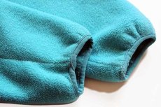 画像6: 80s カナダ製 patagoniaパタゴニア 刺繍入り ハーフジップ プルオーバー フリースジャケット 水色 M (6)