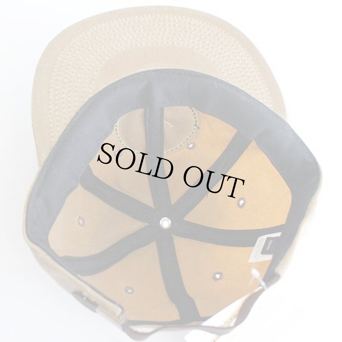 画像4: デッドストック★カナダ製 DULUTH PACKダルースパック レザーパッチ付き ワックスコットン キャップ カーキ (4)