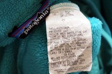画像4: 80s カナダ製 patagoniaパタゴニア 刺繍入り ハーフジップ プルオーバー フリースジャケット 水色 M (4)