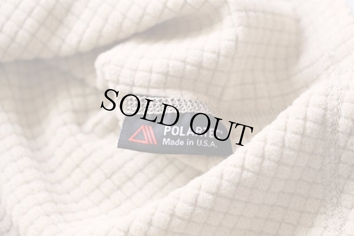 画像6: デッドストック★12 USA製 米軍 ECWCS GEN3 LEVEL2 POLARTEC グリッドフリースシャツ サンドベージュ S-S (6)