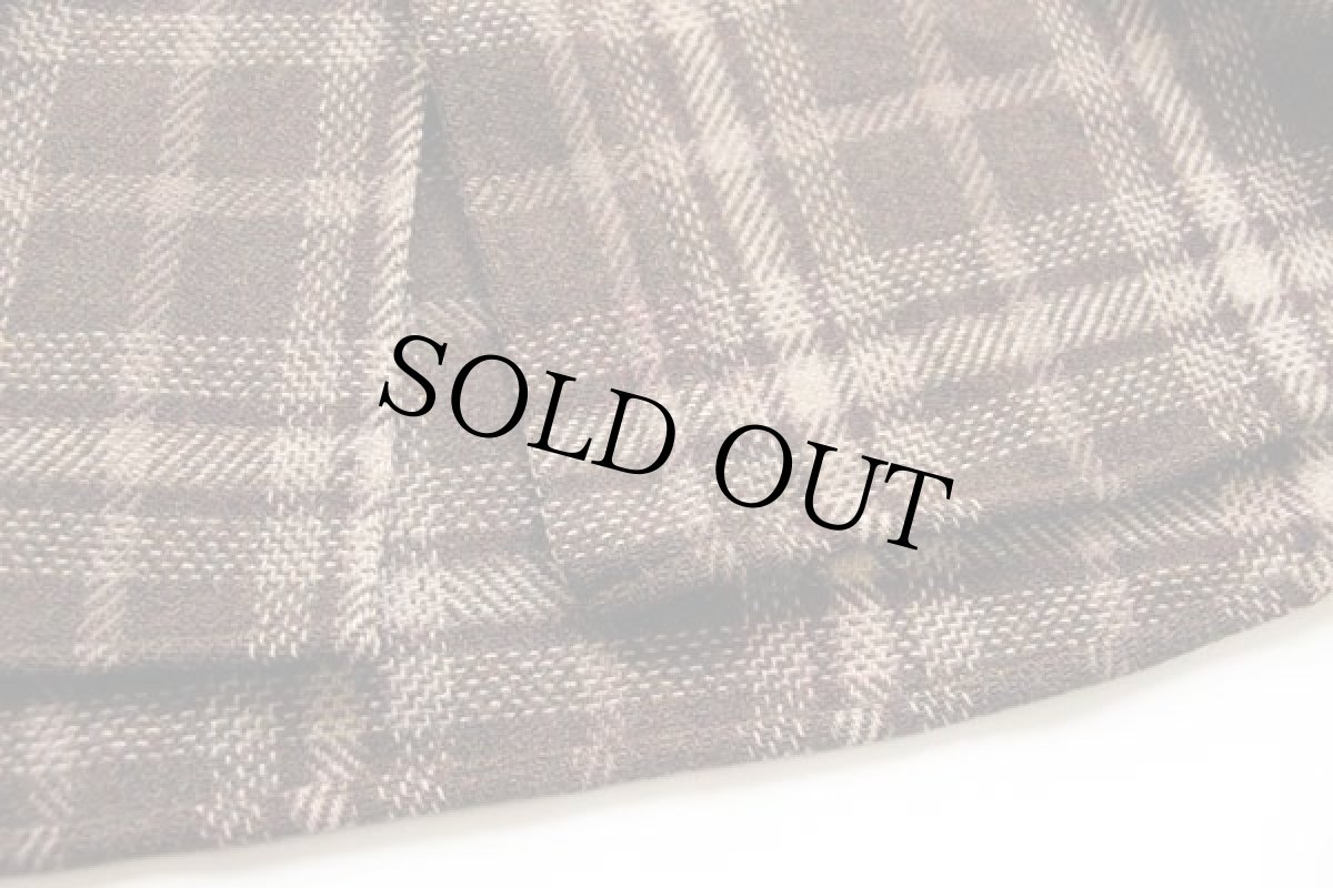 画像6: 70s USA製 PENDLETONペンドルトン タータンチェック ウールシャツ L (6)