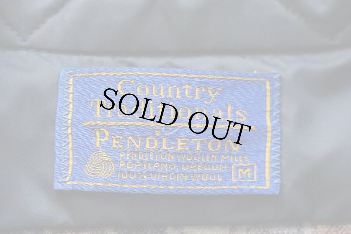 画像4: 80s Country Traditionals BY PENDLETONペンドルトン チェック ウールシャツ M (4)
