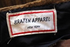 画像6: 70s BRATEN APPAREL ベルボトム ランダム 極太畝 コーデュロイパンツ 焦げ茶 w34 (6)