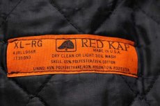 画像4: 80s USA製 RED KAPレッドキャップ キルティングライナー ワークジャケット 焦げ茶 XL-RG (4)