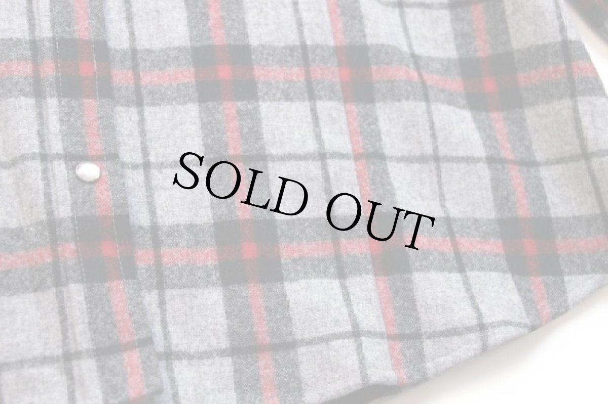 画像5: USA製 PENDLETONペンドルトン タータンチェック ウール ウエスタンシャツ XL (5)