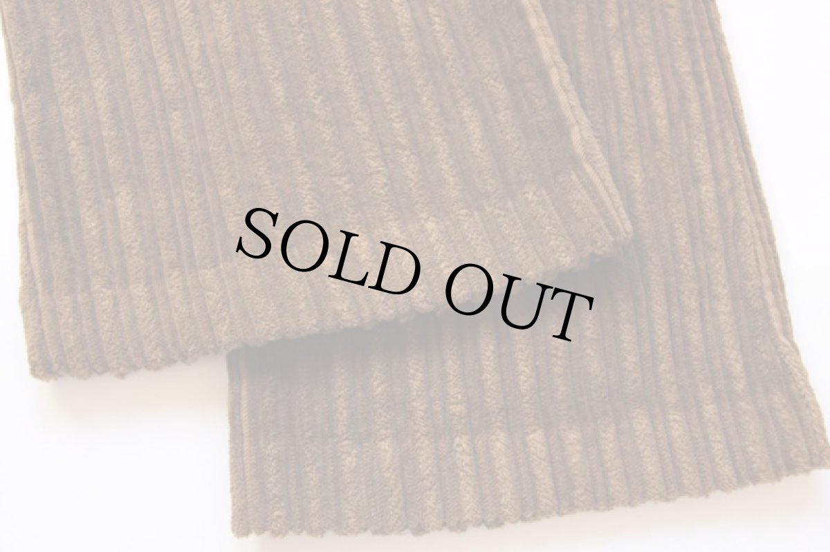 画像8: 70s BRATEN APPAREL ベルボトム ランダム 極太畝 コーデュロイパンツ 焦げ茶 w34 (8)