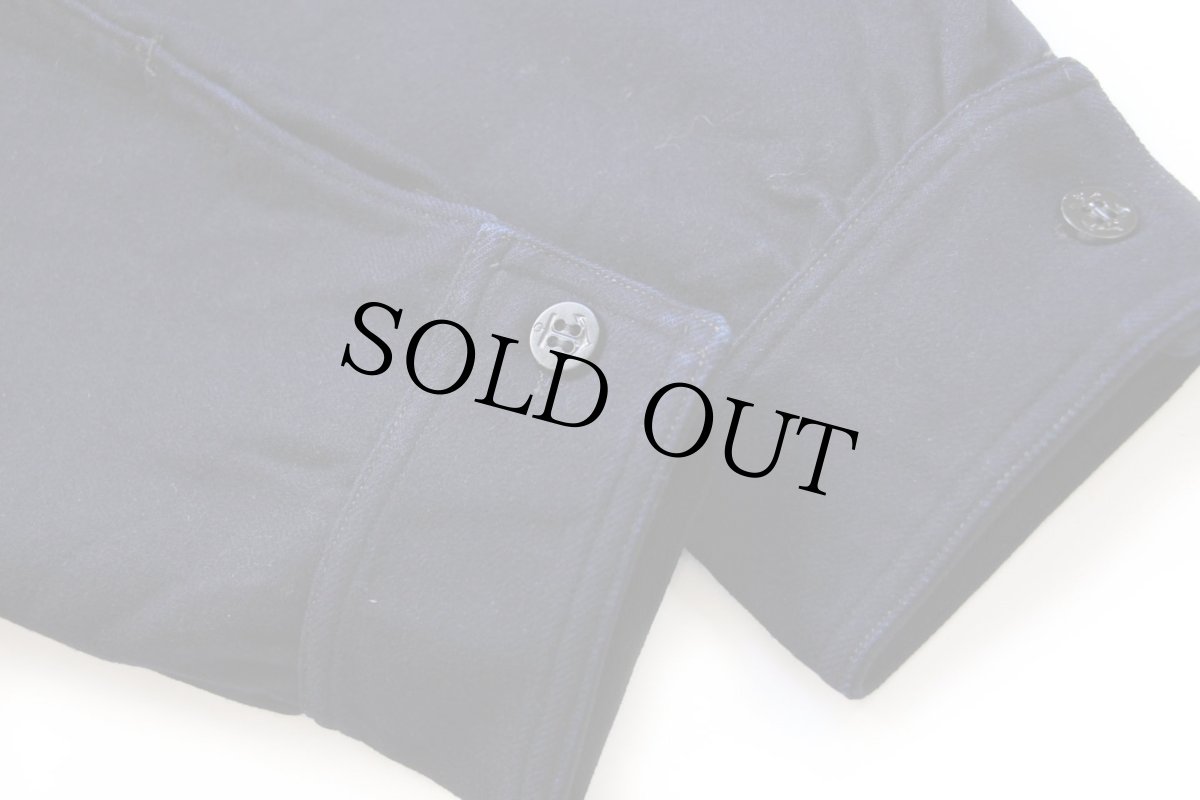 画像6: 40s 米軍 U.S.NAVY NAVAL 片ポケ CPO ウールシャツ 濃紺 (6)