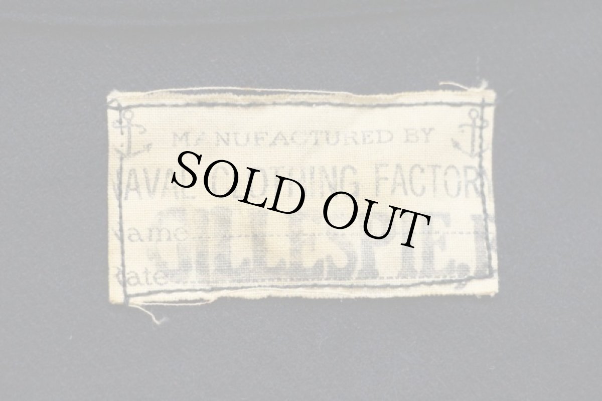 画像4: 40s 米軍 U.S.NAVY NAVAL 片ポケ CPO ウールシャツ 濃紺 (4)