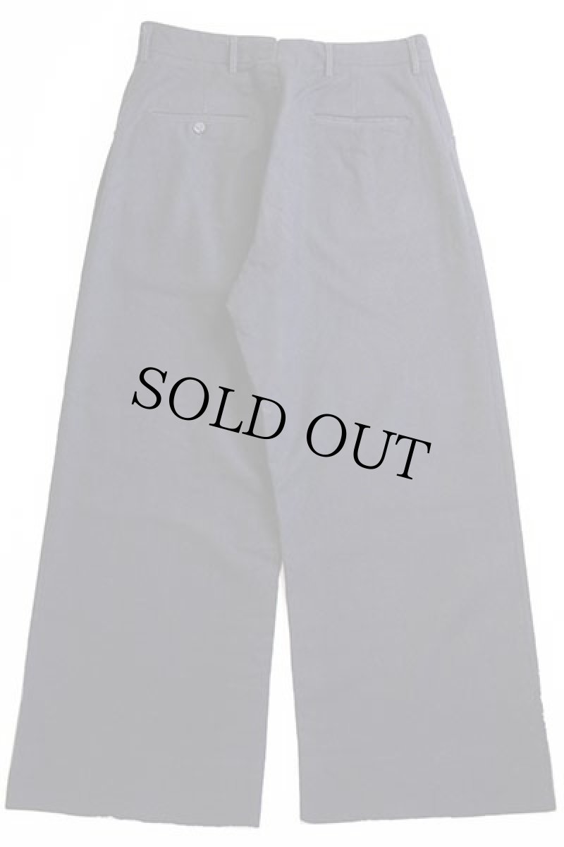 画像3: 50s 米軍 U.S.NAVY メルトン ウール セーラーパンツ 濃紺 32R (3)